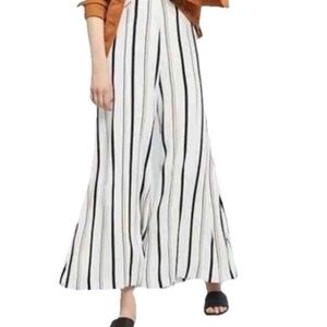 Anthropologie Manon Wide Leg Flared Pants White Women’s 6